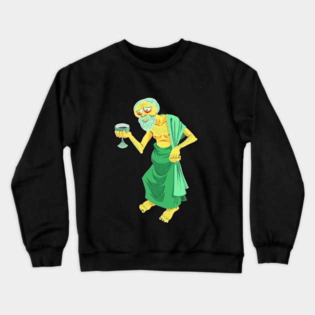 Socrates Crewneck Sweatshirt by washburnillustration